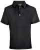 Still Basic men's golf shirts with Cool-Stretch fabric technology - sizes small through 4XL.  Embroidered Skull & crossing clubs design on the back.  Also available in white, pink, and grey