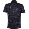 Black Hawaiian Golf Polo