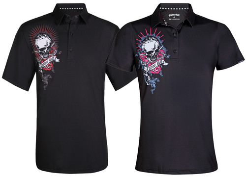 Matching Bad Lies Cool-Stretch Golf shirts - grab some for your next mixed couples event!