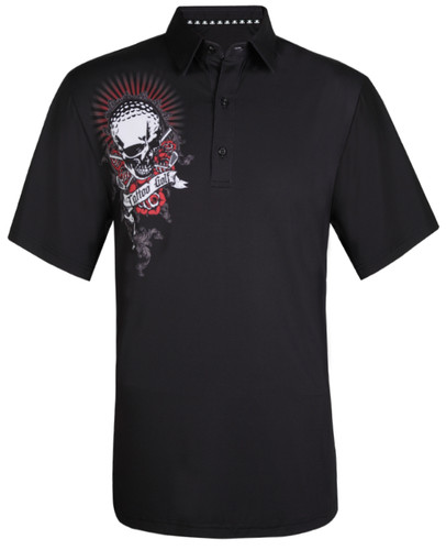 The Bad Lies design with Cool-Stretch fabric technology - men's sizes small through 4XL.  