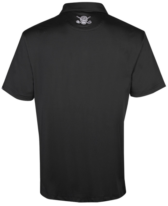 Clubhouse Cool-Stretch Men's Golf Shirt (Black)