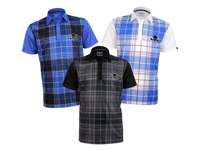 tartan golf shirts