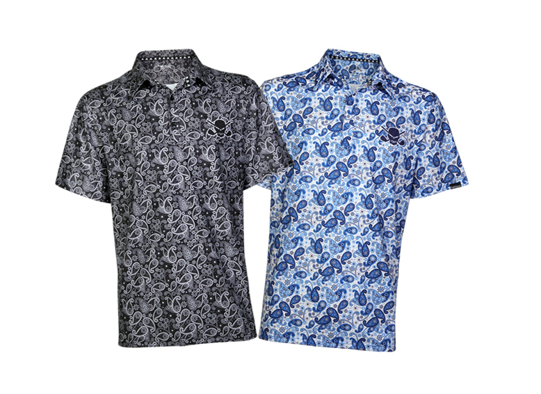 pattern golf shirts