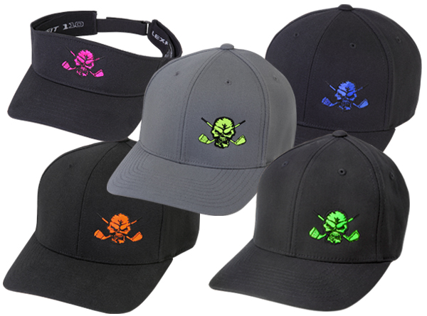 Lucky 13 Adjustable Golf Hats from Tattoo Golf Clothing