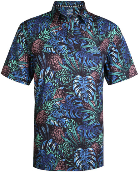 Aloha Performance Men's Hawaiian Golf Shirt - green golf shirt- Free ...