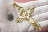 Mens Gold Crucifix
