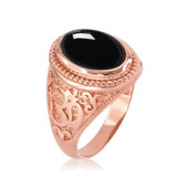 Rose Gold Om Ring.
Rose Gold Onyx Ring.
Men's Om ring.