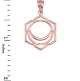 Rose Gold Svadhishthana Chakra Pendant Necklace