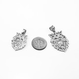 White Gold Lion King DC Pendant (S/L)