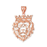 Rose Gold Lion King DC Charm Necklace