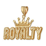 Gold ROYALTY Hip-Hop DC Pendant