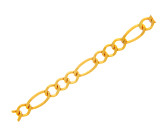 Gold 4.68mm Figaro Chain