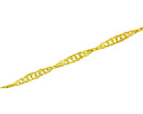 Yellow Gold 0.2mm Singapore Chain