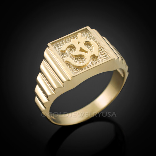 Gold Om Ring