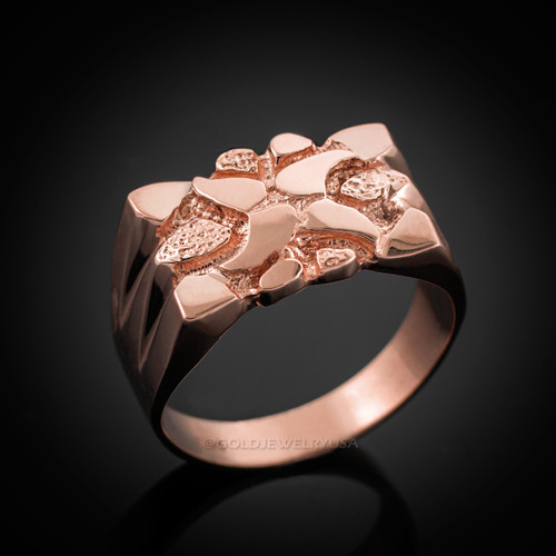 Rose Gold Nugget Ring