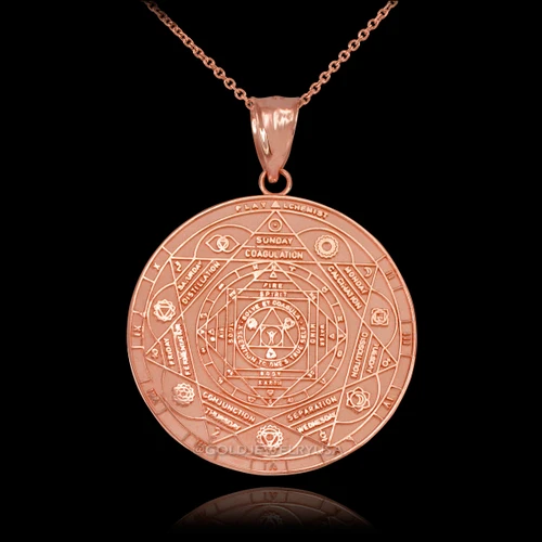 Rose Gold Chakra Necklace