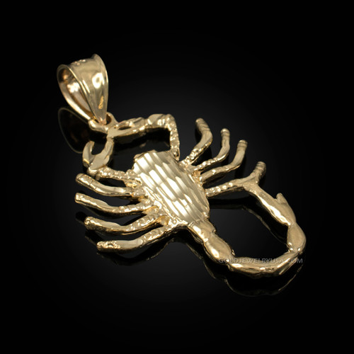 Yellow Gold Scorpion DC Pendant