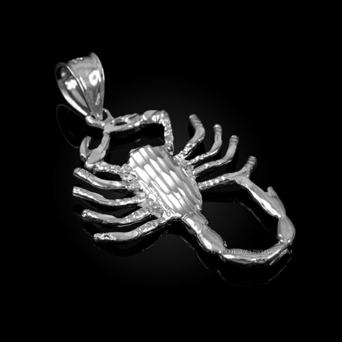 White Gold Scorpion DC Pendant