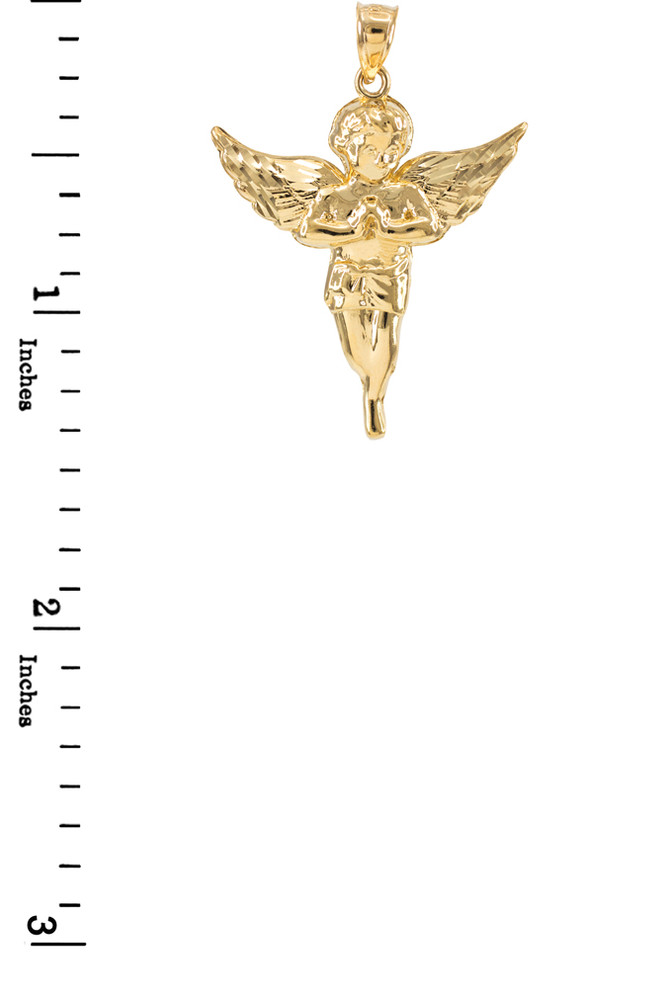 Gold Angel Pendant.