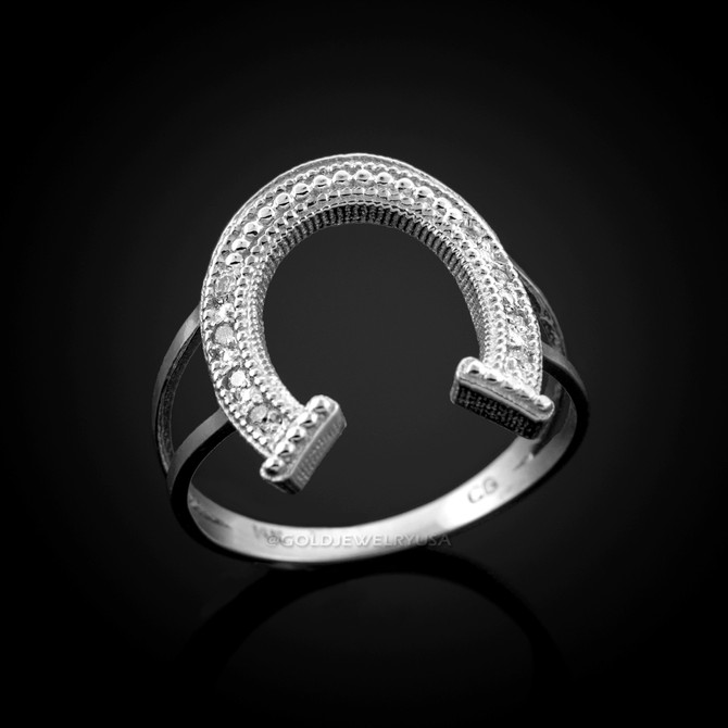 Diamond Horseshoe ring