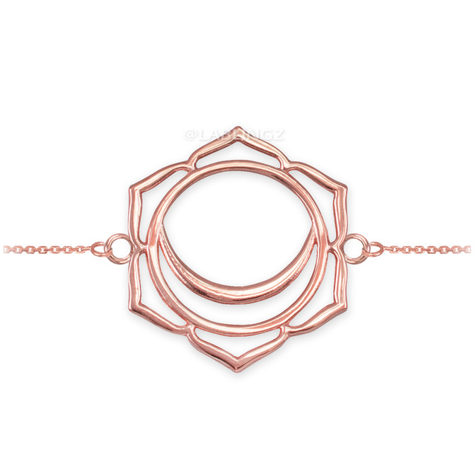 14K Rose Gold Svadhishthana (Creativity) Chakra Yoga Bracelet