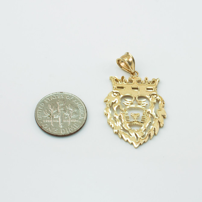 Gold Lion King DC Pendant (S/L)