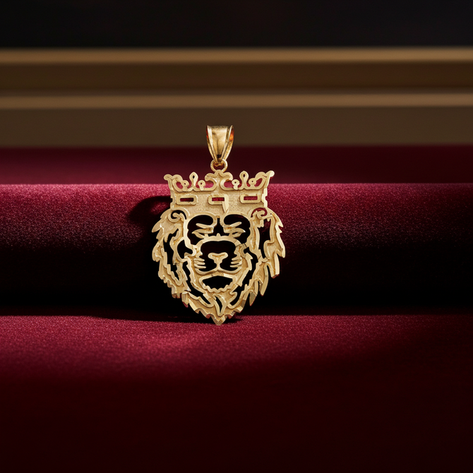 Gold Lion King DC Pendant (S/L)