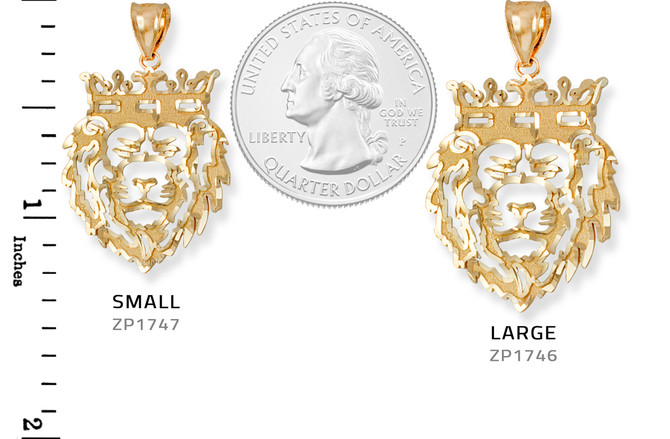Gold Lion King DC Pendant (S/L)