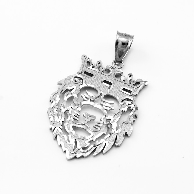 White Gold Lion King DC Pendant (S/L)