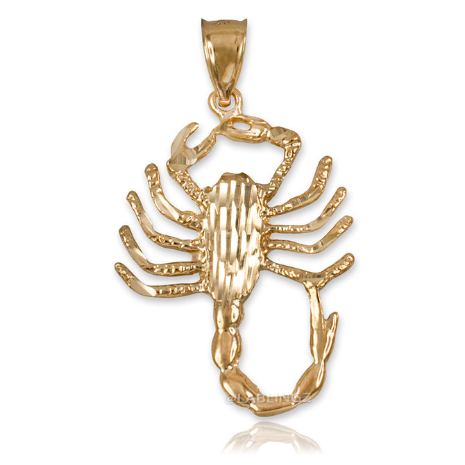 Yellow Gold Scorpion DC Pendant