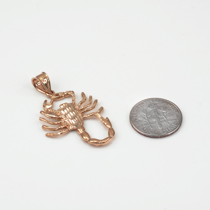 Rose Gold Scorpion DC Pendant