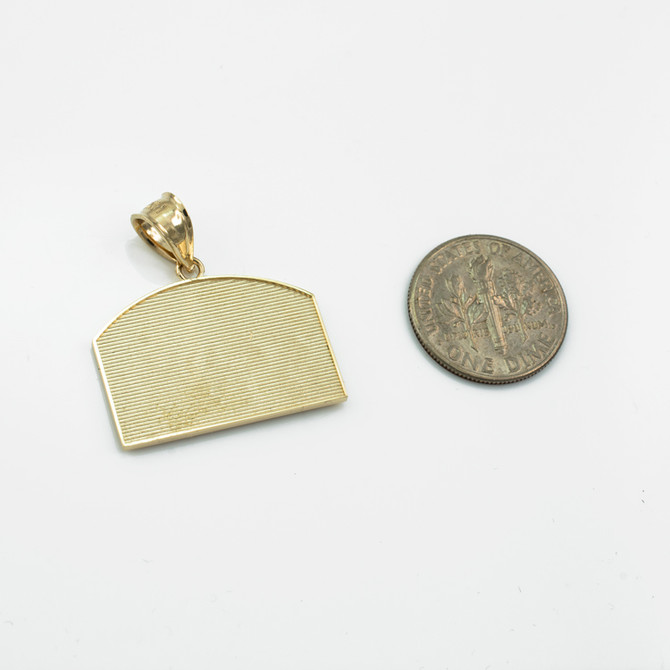 Yellow Gold Last Supper Pendant Necklace