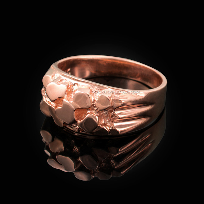 Rose Gold Midsize Nugget Ring