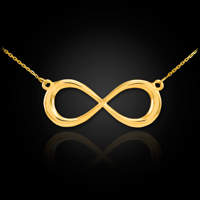 Gold Infinity Necklace