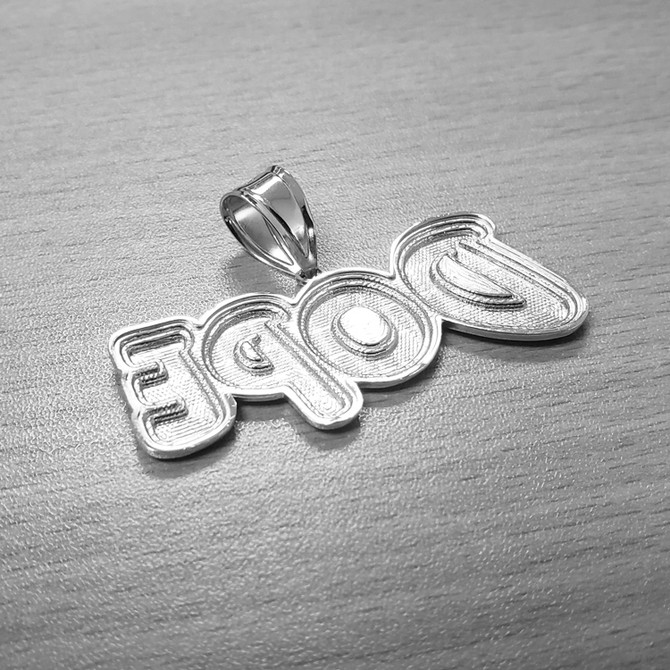 Rose Gold Dope Mens DC Pendant