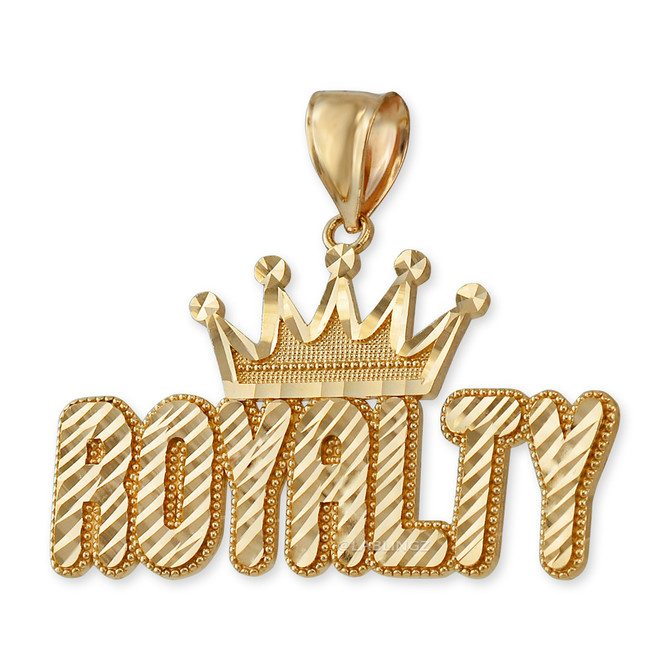 Gold ROYALTY Hip-Hop DC Pendant