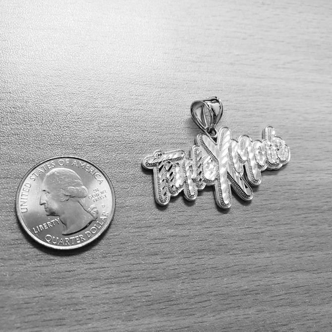 Gold TRIPLE X MODE Hip-Hop DC Pendant