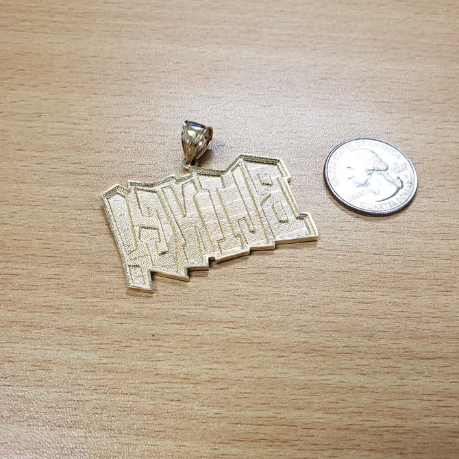Gold BLING! DC Hip-Hop Pendant