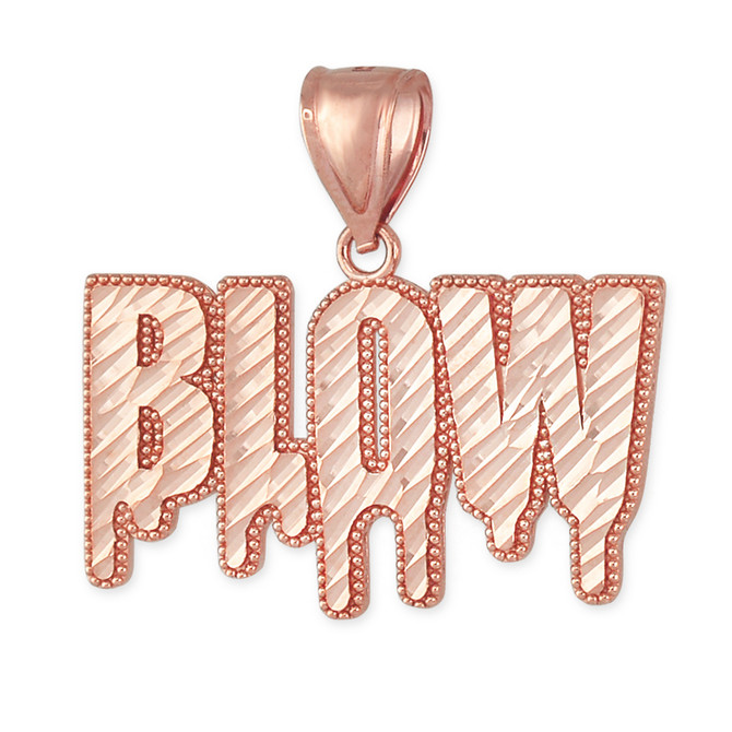 Dripping BLOW Gold Hip-Hop DC Pendant