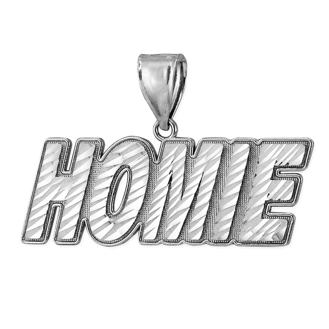 Mens Gold HOMIE Hip-hop DC Pendant