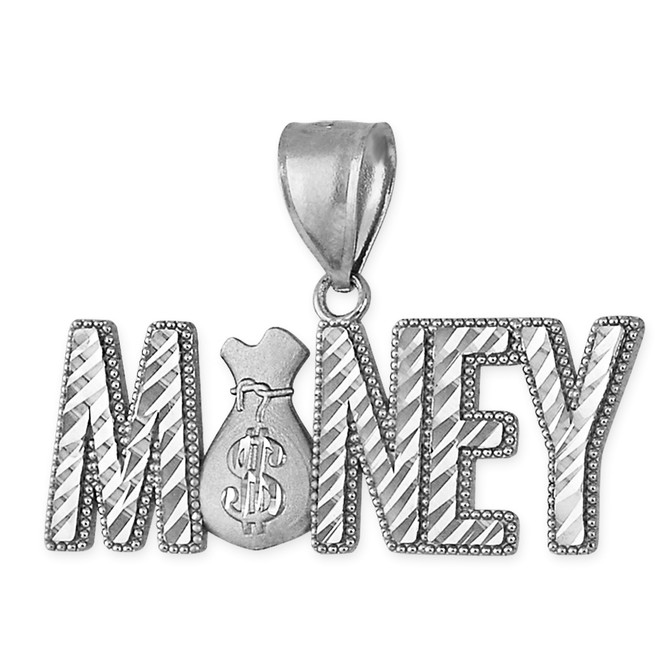 Gold Money Bag Cash Dollar Hip-Hop DC Pendant