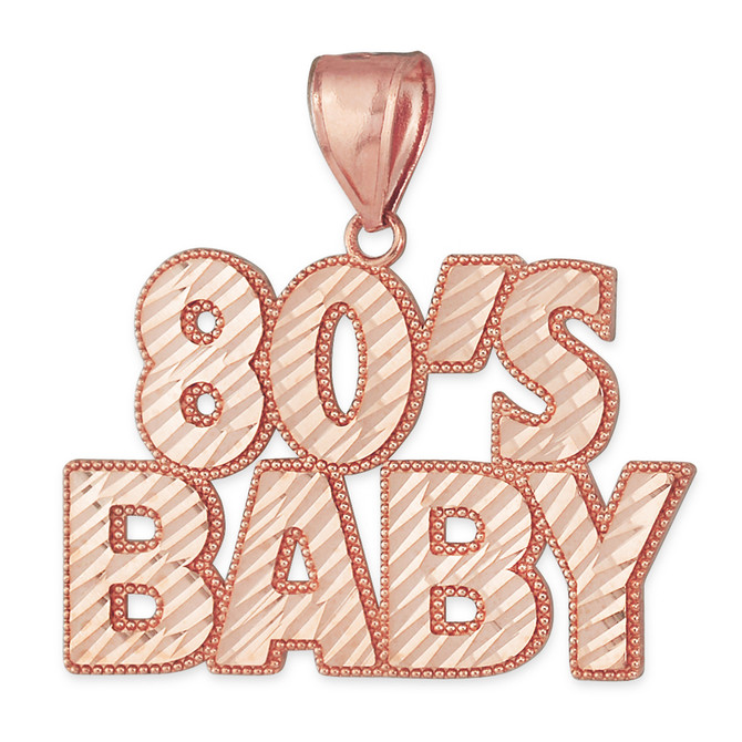 Gold 80's Baby DC Pendant