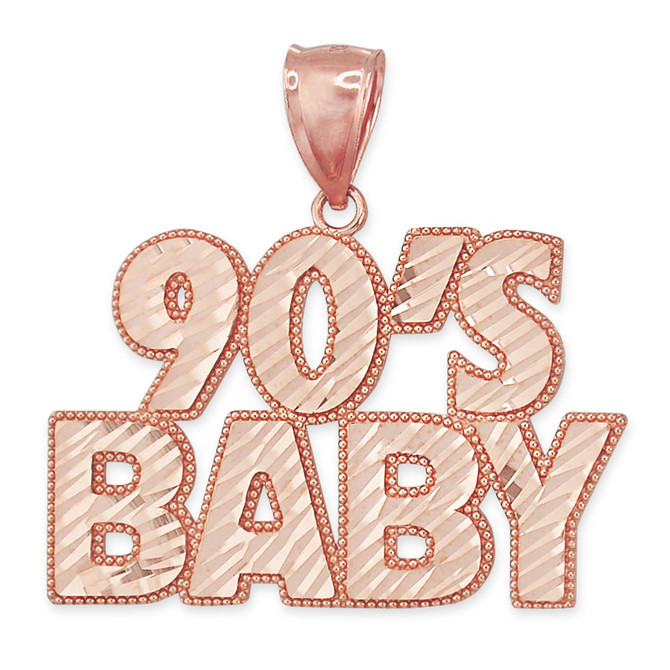 Gold 90's Baby DC Pendant