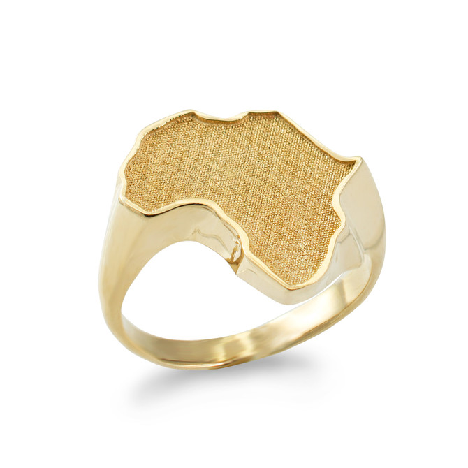 Gold Africa Ring