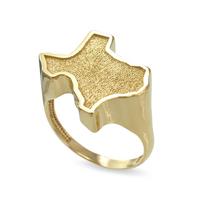 Solid Gold Texas Ring