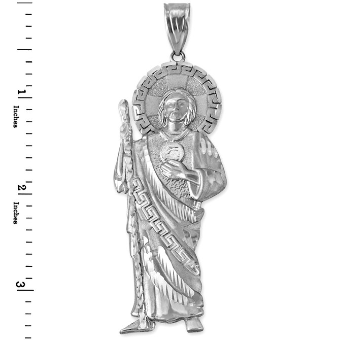 Gold Saint Jude Large DC Pendant