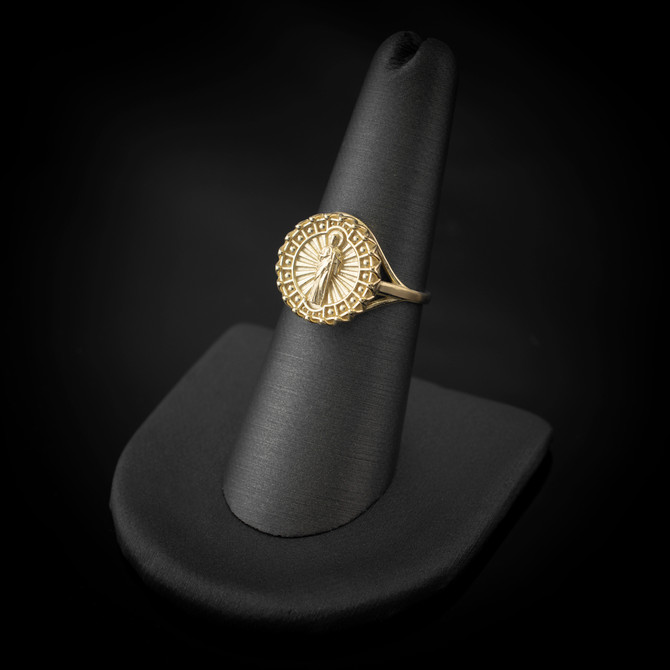 Gold Saint Jude Women's Ring