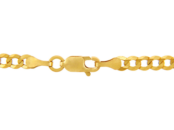 Yellow Gold 2.85mm Cuban Chain