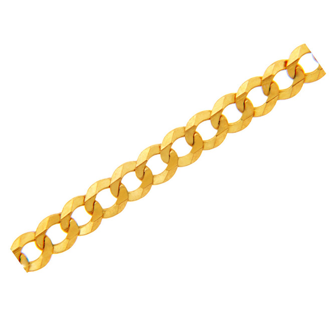 Yellow Gold 1.67mm Cuban Chain