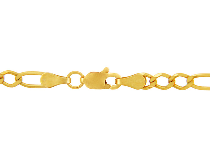 Gold 1.64mm Figaro Chain